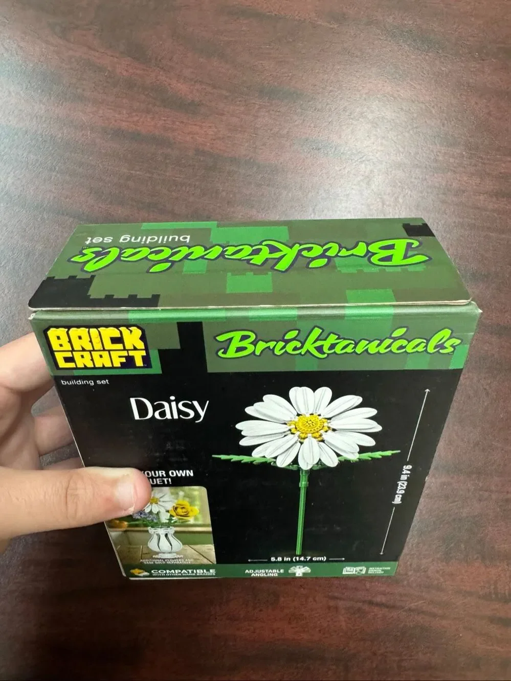 NWT Brick Craft Bricktanicals Daisy Flower Building Set- 46 Piece